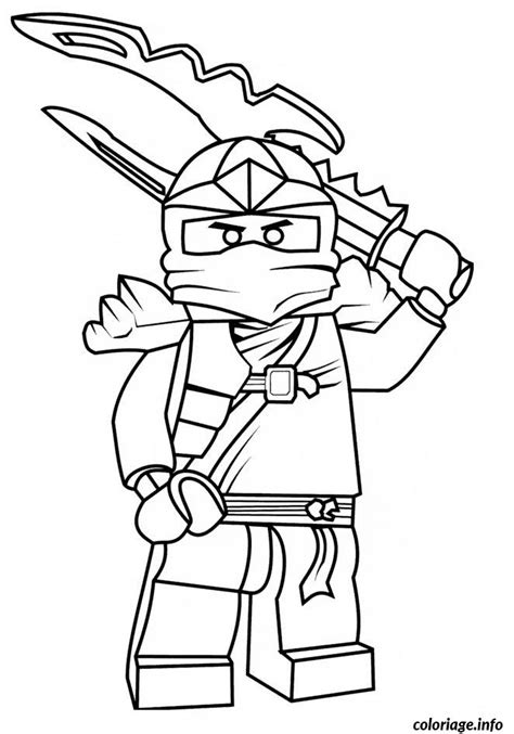 Coloriage Ninjago Dessin Imprimer Jecolorie