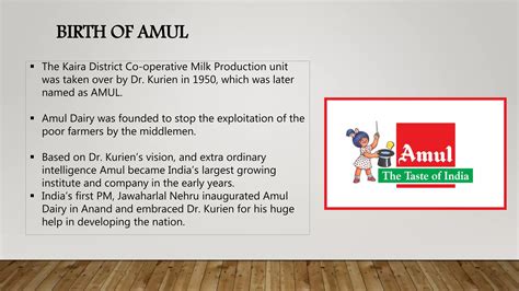 Dr Verghese Kurien Founder Of AMUL PPT