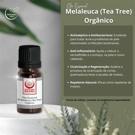 Óleo Essencial Melaleuca Orgânico