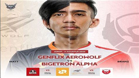 LIVE NOBARMPL ID SEASON 6 WEEK 1 DAY 1 Genflix Aerwolf VS Bigetron