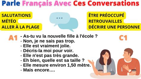 Apprends Parler Fran Ais Avec Des Conversations Et Dialogues Du