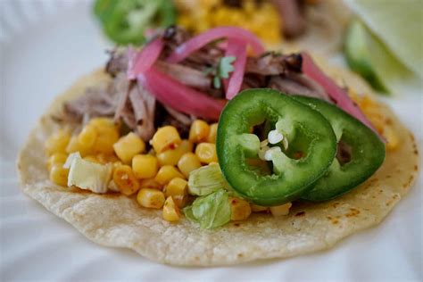 Slow Cooker Pulled Pork Tacos - JZ Eats