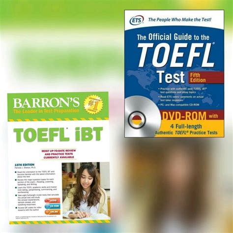 Jual Paket Buku The Official Guide To Toefl Ibt Th And Barron Toefl