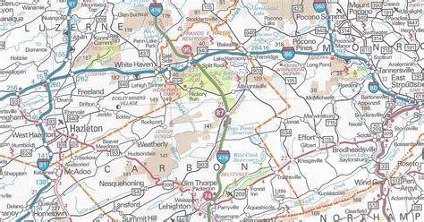 Pennsylvania Turnpike Interchange Map