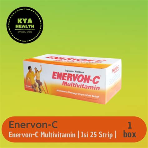 Jual Enervon C Multivitamin Isi Strip Box Shopee Indonesia