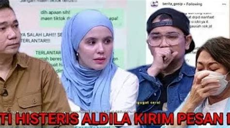 CEK FAKTA Indra Bekti Histeris Baca Pesan Aldila Jelita Hingga Ungkit