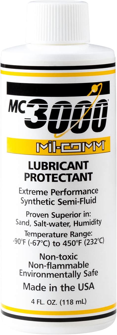 Mil Comm Mc3000 Semi Fluid Lubricant 4 Oz Plastic Bottle Sports And Outdoors