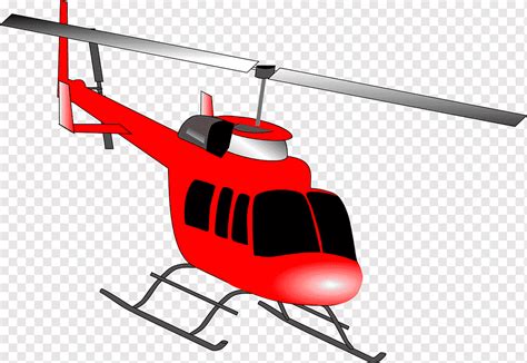 Helic Ptero Rotores Que Vuelan Veh Culo Rojo Png Pngwing