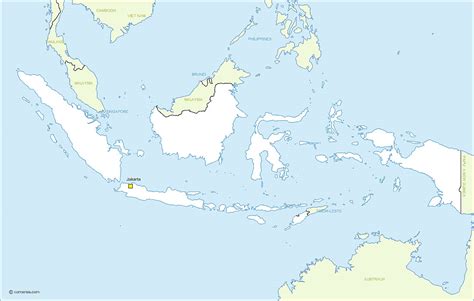 Indonesia States Map