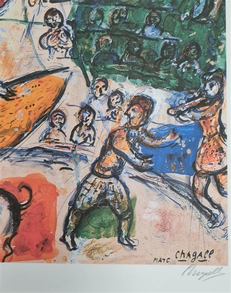 Marc Chagall The Dance 50 X 35 Cm Signed Lithograph Limited Xx 250 Etsy