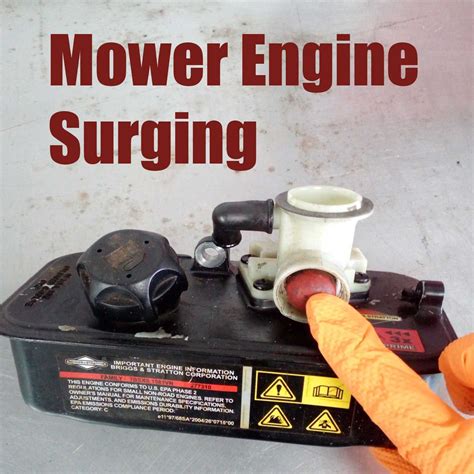 Lawn Mower Engine Surging