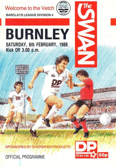 Swansea City Vs Burnley February 6 1988 SportsPaper Wiki