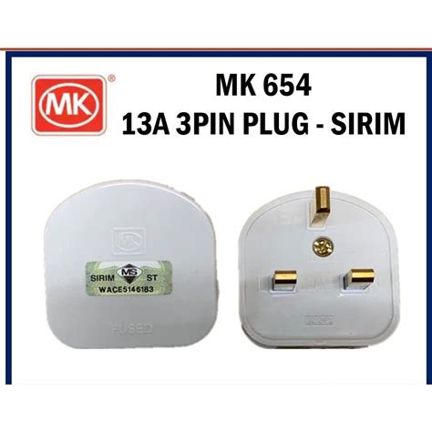 MK 654 13AMP 3 Pin Plug Top Shopee Malaysia