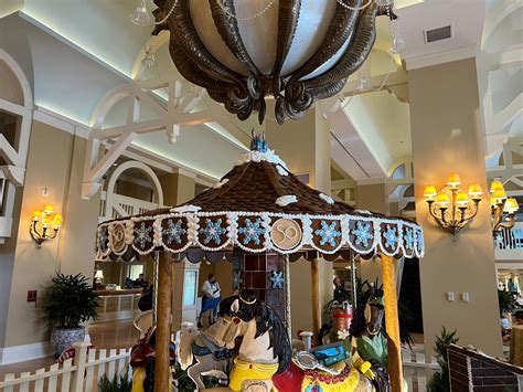 Photos The 22nd Annual Gingerbread Carousel Themed To Disney