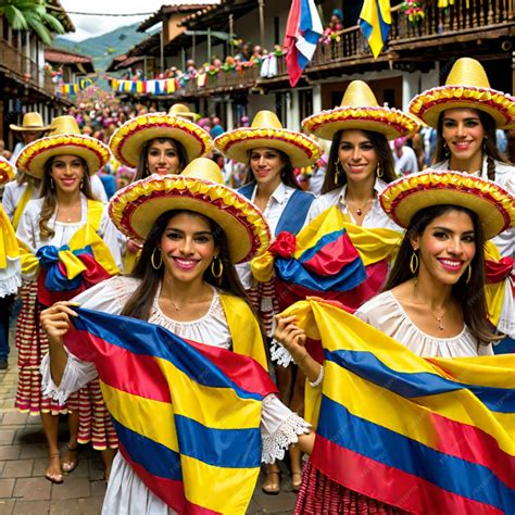 Premium Photo | Vibrant Colombian Culture A Feast of Colors and Traditions