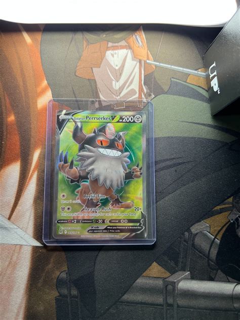 Pokemon Tcg Galarian Perrserker V Alt Art Values Mavin