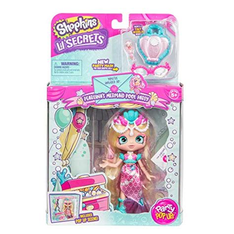 Shopkins Lil Secrets Collectable Shoppie Doll With Wearable Locket Pearlina Pricepulse