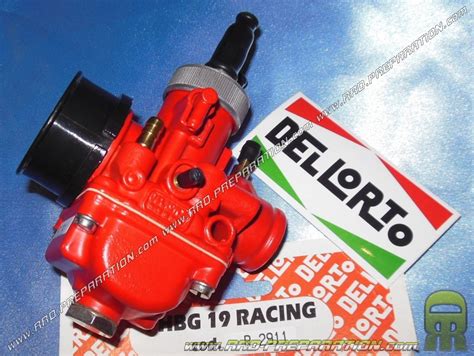 Carburateur DELLORTO PHBG 19 DS RACING RED EDITION Souple Avec