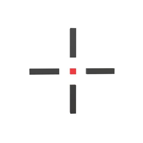 3d Model Crosshair Symbol V11 001 Vr Ar Low Poly Cgtrader