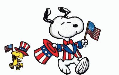 Dancing Snoopy And Woodstock Happy 4th Of July Pictures Photos And