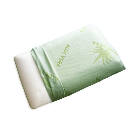 Perna Ortopedica Sleepmode Memory Aloe Vera 60X40X12 Verde EMAG Ro