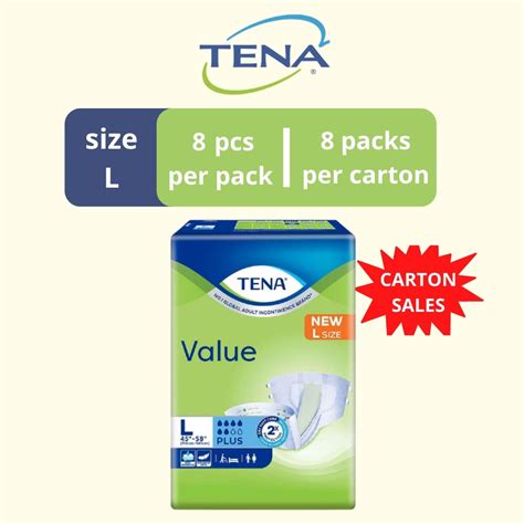 Carton Sales TENA Adult Diaper Value Pants Tape ProSkin Plus