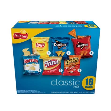 Frito Lay® Snacks Classic Mix Variety Pack 18 Ct 1 Oz Fred Meyer