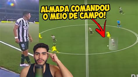 A INTELIGENCIA DE THIAGO ALMADA PRA COMANDAR O MEIO DE CAMPO EM