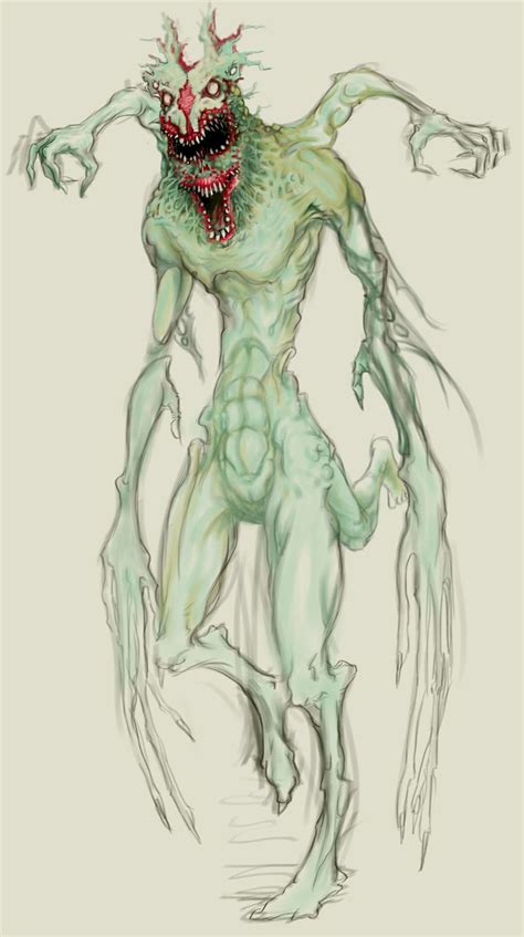 Radioactive Mutant Concept Art For Horror Movie Art Concept Art