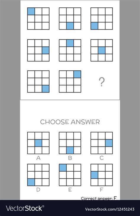 IQ Test Free Printable For Adults