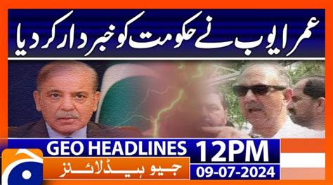 Geo Headlines Pm Th April Tv Shows Geo Tv