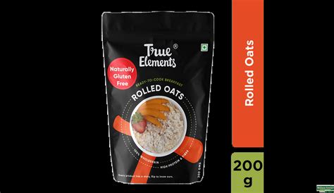 Buy True Elements Rolled Oats, 200 g Online at Best Prices | Wellness