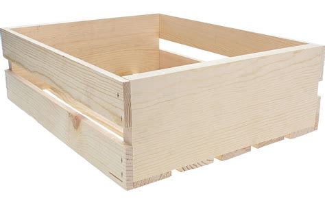 Good Wood By Leisure Arts Wooden Mini Crate Wood Crate Unfinished