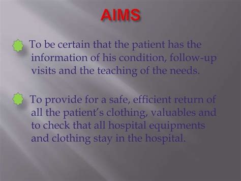 Discharge Ppt Ppt