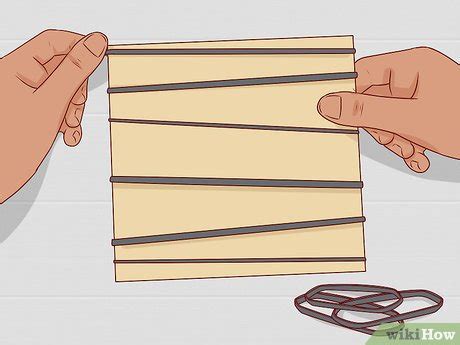 3 Ways to Do Rubber Band Printing - wikiHow