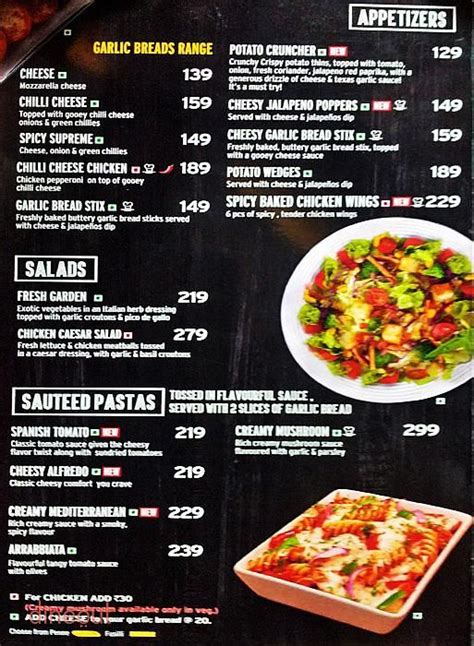 Quickly Hut Pizza Menu Benefit