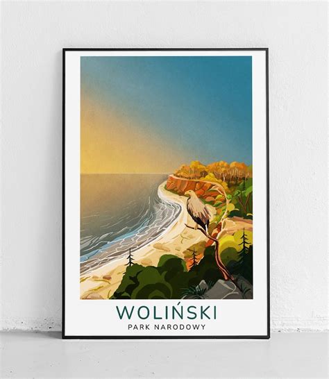 Poster Polytechnic Woli Ski Park Narodowy Plakat Modern Poster