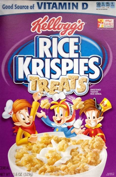 Kelloggs RICE KRISPIES TREATS Sweetened Toasted Rice Cereal 11 6 Oz