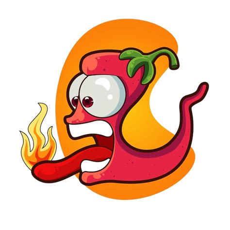 Premium Vector Red Chili Mascot Character