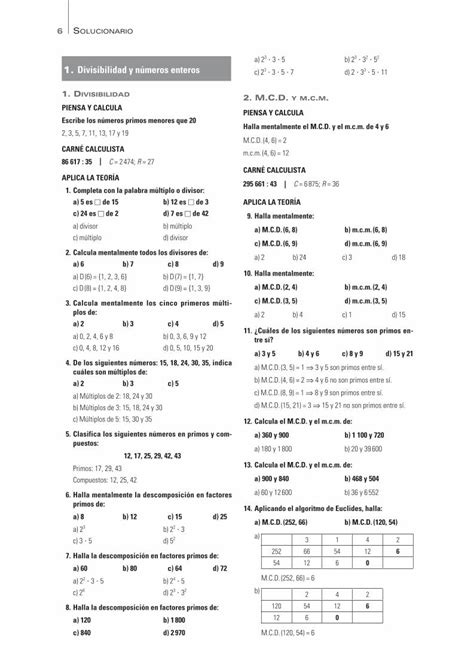 Pdf S Divisibilidad Y N Meros Enteros Dokumen Tips