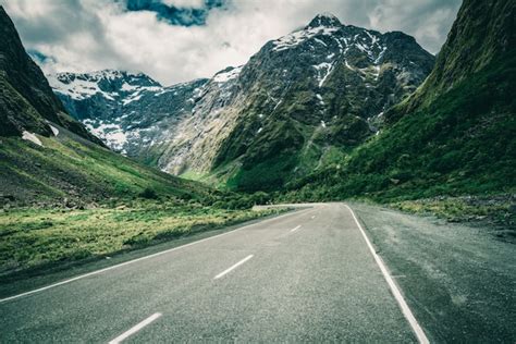 Premium Photo Mountain Road Up Hill With Nature Landscape