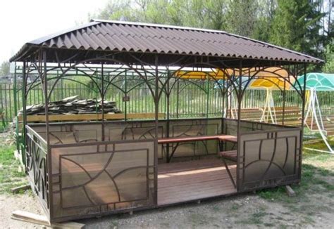 Садовые беседки из поликарбоната своими руками | Все о поликарбонате ...