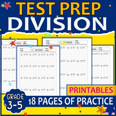 5th Grade Math Review Test Prep Packet Teach Starter Worksheets