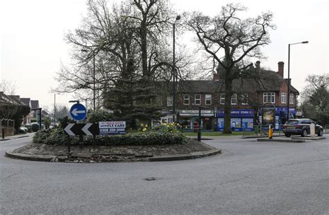 Roundabout On The A410 © Martin Addison Geograph Britain And Ireland