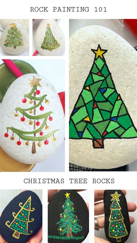 36 Wonderful Christmas Painted Rocks Youll Love To Make Christmas