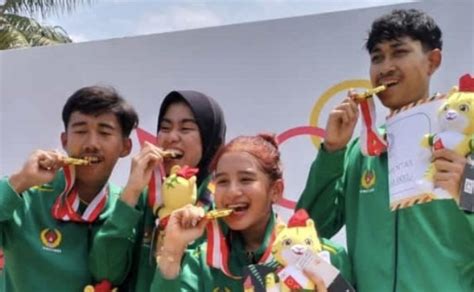 Medali Emas Balap Sepeda Jatim Lampaui Target Team Time Trial Putra