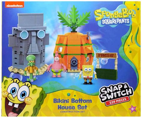 Spongebob Squarepants Snap Switch Bikini Bottom House Construction Set