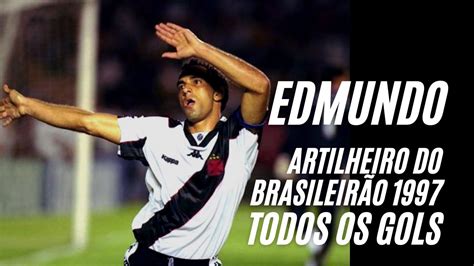 EDMUNDO o artilheiro do BRASILEIRÃO 1997 todos os gols YouTube