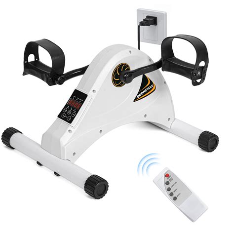 Buy Under Desk Bike Pedal Exerciser, Quiet Motorized Mini Exercise Bike