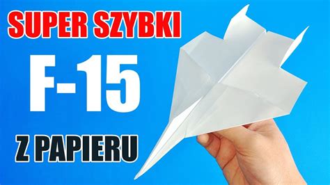 Samolot Z Papieru Super Szybki F Paper Airplane Mega Speed Jak